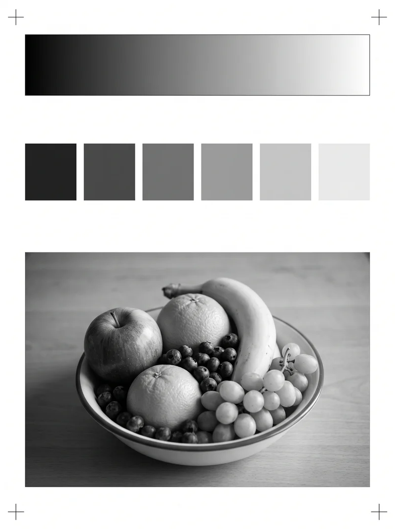 Black and White Print Test Page