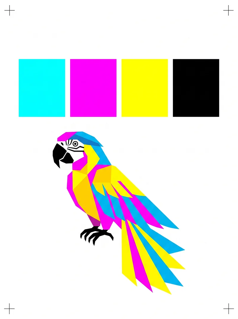 CMYK Process Calibration Test Page
